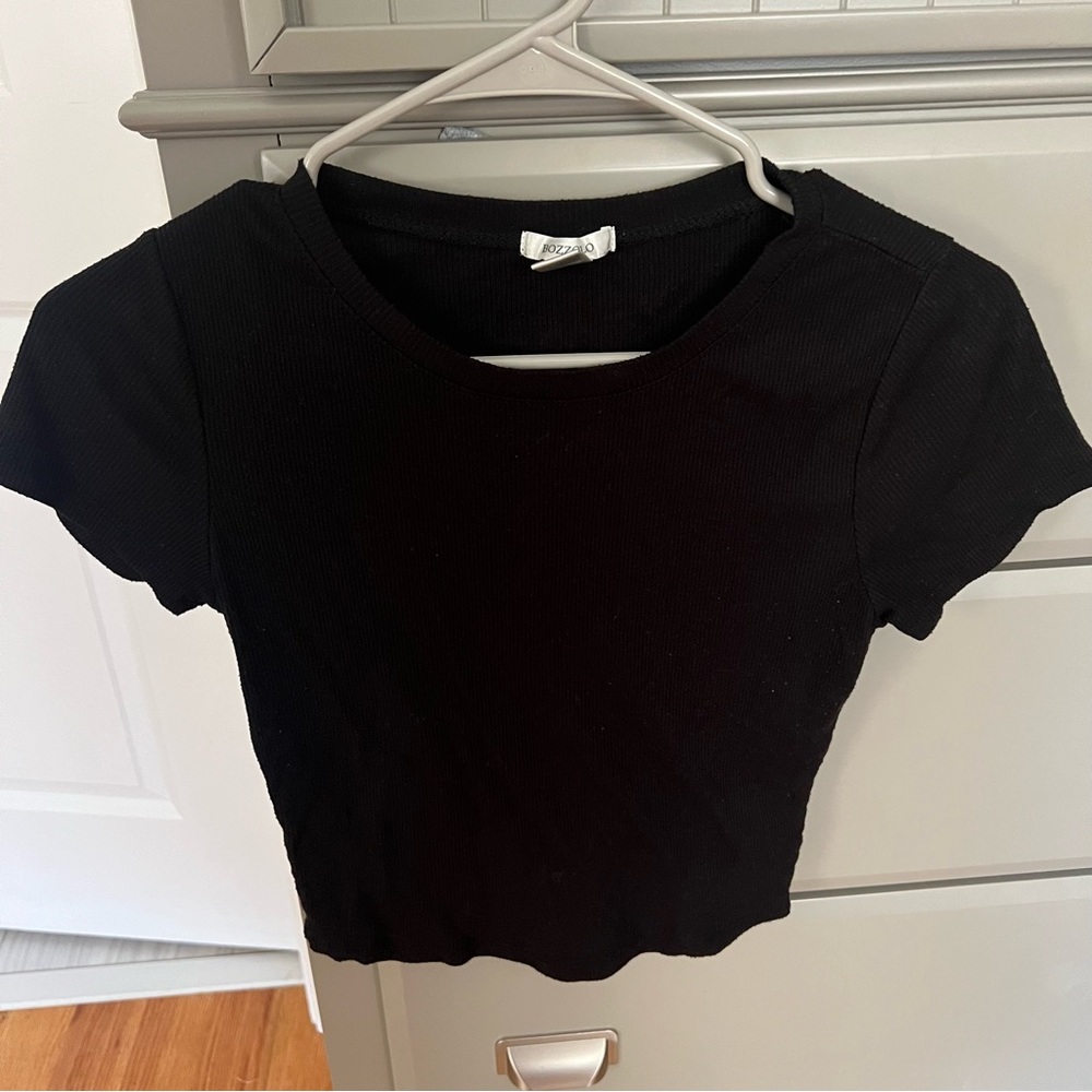 Ribbed crop top